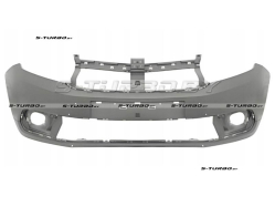 Бампер передний (грунтованный) с 4 крепежными отв. для крыла