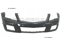 Бампер передний (грунтованный) без отв. под омыватели, с отв. под парктроники