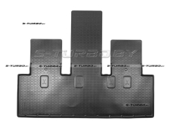 Коврики модельные полиуретановые в салон (высокий борт), 3-ий ряд, 7 мест