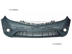 Бампер передний (черный) с отв. под противотуманки, для версии VAN