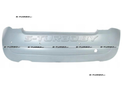 Бампер задний (грунтованный) с отв. под парктроники, без отв. под накладки