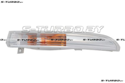 Указатель поворота в бампер (левый) белый