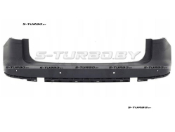 Бампер задний (грунтованный) с отв. под парктроники, верхняя часть