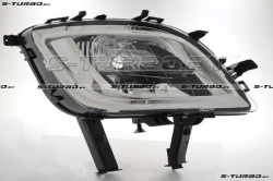 Противотуманная фара + поворот (правая) хром