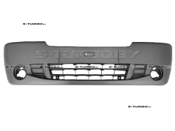 Бампер передний (серый) с отв. под противотуманки