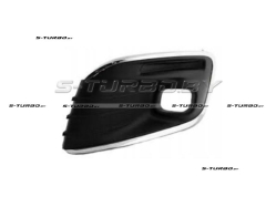 Решетка в бампер (левая) с отв. под противотуманку, без отв. для фары дневного света