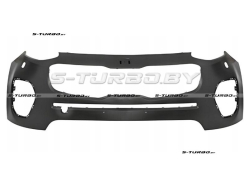 Бампер передний (черный) с отв. под омыватели