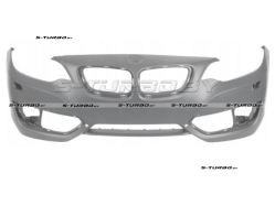 Бампер передний (грунтованный) с отв. под омыватели, без отв. под парктроники