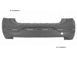 Бампер задний (грунтованный) без отв. под парктроники