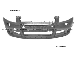 Бампер передний (грунтованный) с отв. под омыватели, без отв. под парктроники