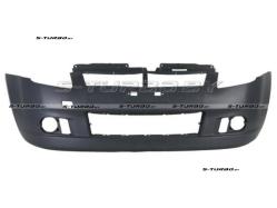 Бампер передний (черный) с отв. под противотуманки