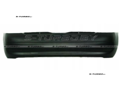 Бампер задний (черный) с накладкой