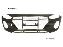 Бампер передний (черный) без отв. под парктроники