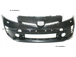 Бампер передний (черный) с отв. под омыватели