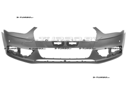 Бампер передний (грунтованный) с отв. под парктроники, без отв. под омыватели