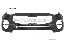 Бампер передний (черный) без отв. под омыватели