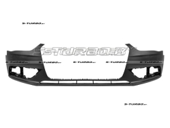 Бампер передний (грунтованный) без отв. под парктроники, без отв. под омыватели