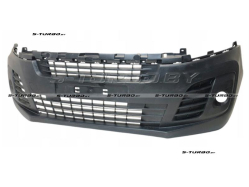 Бампер передний (черный) с отв. под противотуманки