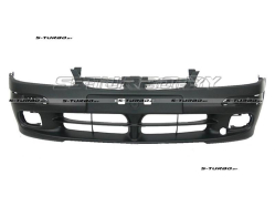 Бампер передний (черный) с отв. под противотуманки