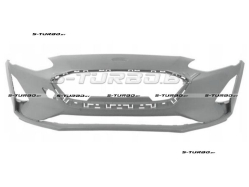 Бампер передний (грунтованный) с отв. под парктроники, без отв. под омыватели