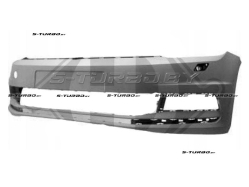 Бампер передний (грунтованный) с отв. под омыватели, без отв. под парктроники