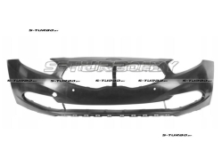 Бампер передний (черный) 2012-2015, с отв. под парктроники
