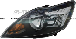 Передняя фара (левая) темная с хром уголком