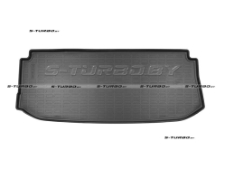Коврик в багажник модельный полиуретановый, разложенный 3-й ряд