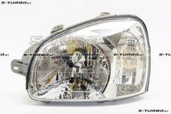 Передняя фара (левая) хром корпус, ручная