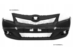 Бампер передний (черный) с отв. под омыватели