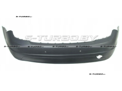 Бампер задний (грунтованный) с отв. под парктроники, без отв. под накладку