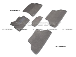 Коврики 3D модельные ворсовые в салон, серые