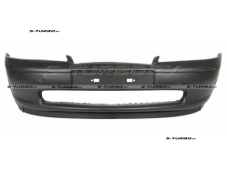 Бампер передний (грунтованный) без отв. под противотуманки, со спойлером