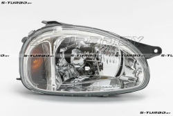 Передняя фара (правая) ручная, прозрачное стекло