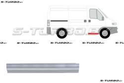 Порог (правый) под переднюю дверь, заводской штамп