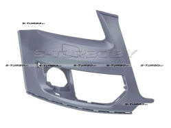 Бампер передний, с отв. под омыватели, без отв. под парктроники, правая часть