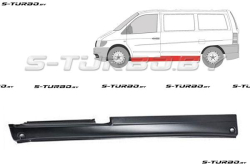 Порог (левый) на всю длину кузова (версия без боковой сдвижной двери) заводской штамп