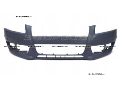 Бампер передний (грунтованный) с отв. под омыватели, с отв. под парктроники