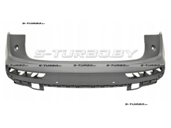 Бампер задний, с отв. под парктроники, для версии S-LINE
