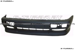 Бампер передний (черный) со спойлером