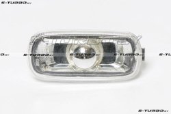 Повторитель поворота (левый=правый) белый, прозрачное стекло