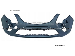 Бампер передний (грунтованный) с отв. под омыватели, с отв. под парктроники