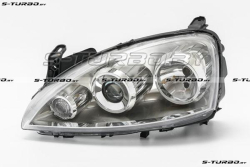 Передняя фара (левая) линзованная, H7/H7