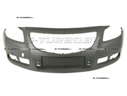 Бампер передний (грунтованный) без отв. под омыватели, с отв. под парктроники