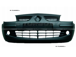 Бампер передний (черный) с отв. под противотуманки