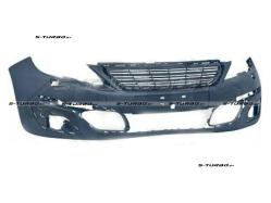 Бампер передний (грунтованный) с отв. под омыватели, без отв. под парктроники