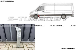 Крыло переднее (левое) нижняя часть, без отв. под молдинг, заводской штамп