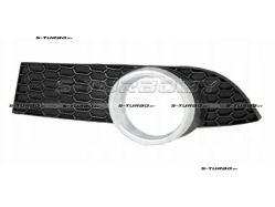 Решетка в бампер (левая) с отв. под противотуманку, с хром. накладкой