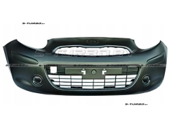 Бампер передний (черный) без отв. под противотуманки