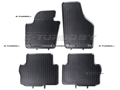 Коврики модельные резиновые в салон (низкий борт), 5 мест